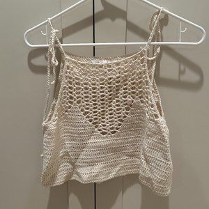 Cropped Knit Summer Top